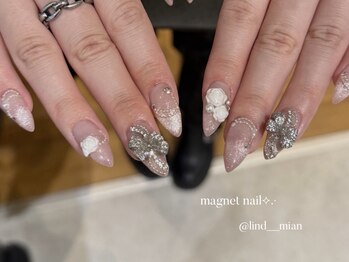 リンドネイル バイ モカ アンド ララ(Lind nail by moca and LaLa)/【mian】ワンホンネイル