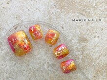 マリーネイルズ 横浜店(MARIE NAILS)/フット定額￥7,700 夏 0724b