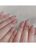 自爪】SNS話題◆大人気◆ガラスフレンチ★結婚式ネイル
