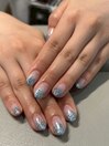 ラメグラデーションネイル