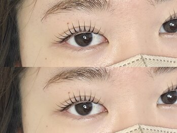 フルム 京都駅前店(Heuleum)/立ち上げ×カール　目尻流し