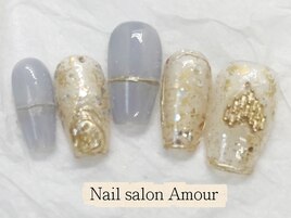 キラキラ春夏のネイル¥7980