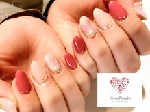 スリーラッシュアンドエルフネイル 折尾浅川店(threelash&elf.nail)/【パラジェル】くすみネイル♪