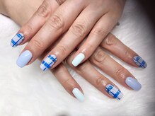 フローラ/チェックネイル