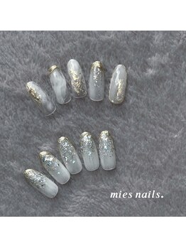 ミィスネイルズ(mies nails.)/冬ネイル