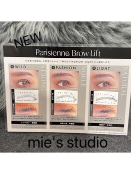 ミィズスタジオ(Mie's Studio)/パリジェンヌブロウリフト♪