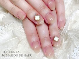 beige nail.