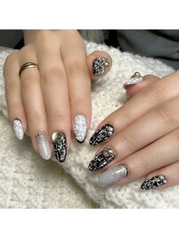 ツイードネイル