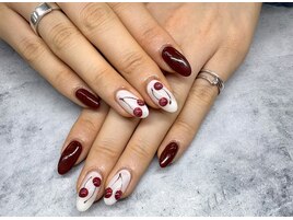 さくらんぼネイル