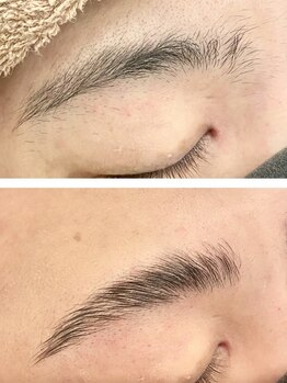 ラディアンスの写真/セルフスタイリングが難しい眉はプロにお任せ☆骨格診断から黄金比を見極めてお客様に似合う眉をご提案♪