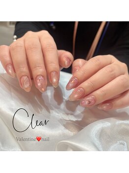 クリア なんば店(Clear)/マグネットバレンタインネイル
