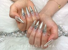 ロングネイルズ エマ(LongNails-Emma)/アクリルミラーネイル