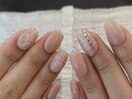 レース　ピンク