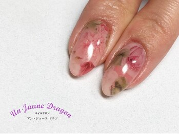 アン ジョーヌドラゴ/プリントネイル☆既存デザイン