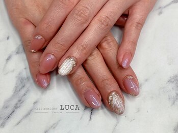 ネイルアトリエルカ(nail atelier LUCA)/W-744 マグネットプリーツネイル