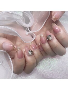 モルフォネイル(Morpho nail)/#キラキラネイル