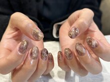 ネイルアルケー(Nail ARCHE)/ぷっくりインクニュアンスネイル