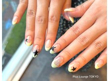 プルースラウンジ トウキョウ(Plus Lounge TOKYO)/75分アート★フレンチ×星ネイル