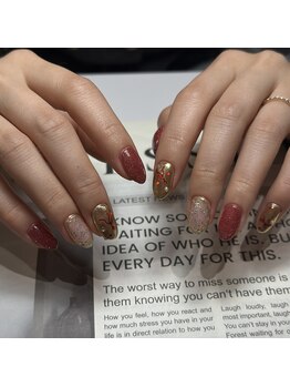 アース 新瑞橋店(HAIR & MAKE EARTH)/クリスマスネイル