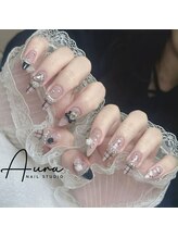 オーラネイル(Aura Nail)/上品ホワイトネイル