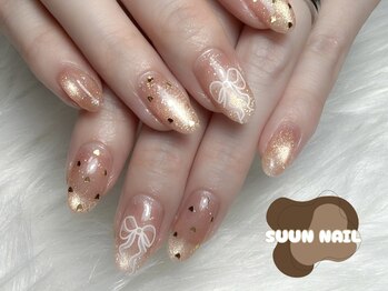 スウンネイル(SUUN NAIL)の写真/【定額デザイン】シンプルなのに可愛い指先へ♪毎月楽しめる大人可愛いネイル