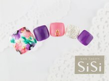 シシ(SiSi)/【FOOT】ペイントフラワー