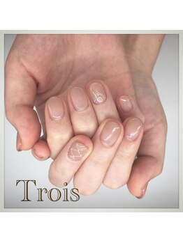 トロワ(Trois)/シンプルネイル