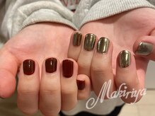 マキリヤ 原宿店(Makiriya)/ミラー×ボルドーワンカラー