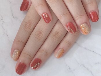 ネイルズ アヴァンティ(Nails Avanti)/ジェル定額アート4本付 ¥7300