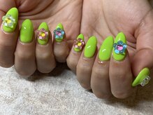 ユーフォリア(Euphoria)/ネオンカラー×お花