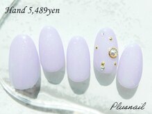 プラスネイル 銀座中央通り店(PLUS NAIL)/【2273】定額5,489円ビジュー