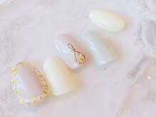 ブレスネイル(brace Nail)/囲み押し花