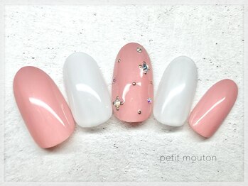 プチムトン 鶯谷店(petit mouton)/【ビジューネイル】