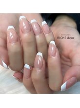 リッシュ ドゥ(RICHE deux)/王道フレンチネイル