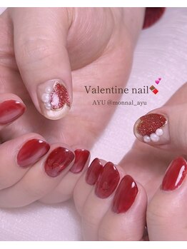 リアンド(Li&)/バレンタインネイル