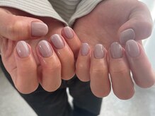フーネイル(fuunail)の雰囲気（シンプルネイルも色混ぜでお気に入りの色に♪）