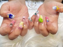 チャネイル(Cha nail)/ぷっくり夏ネイル