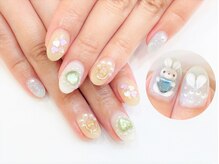 ネイルコレクション ピンク(Nail Collection Pink)/ジェル定額￥9990★3Dうさぎ