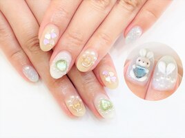 ジェル定額￥9990★3Dうさぎ