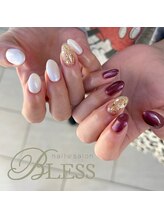 ブレス(BLESS)/ホワイト×ボルドー