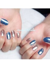 スズラン(SUZURAN)/シルバーミラーネイル