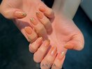 ニュアンスミラーネイル￥6500