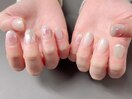 ふわっとオーロラで春ネイル♪