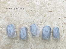 マリーネイルズ 横浜店(MARIE NAILS)/定額￥7,700 ブルー　0703b