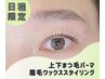 【 8/16～19 予約限定 】上下まつパ ＋ 眉毛ワックスSet  / 通常¥15,000→