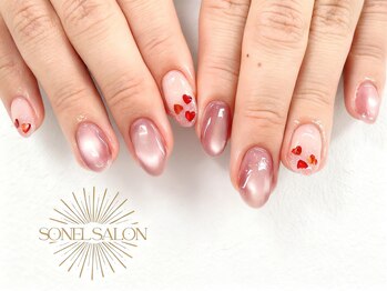 ソネルサロン 駒込店(SONEL SALON)/持ち込みデザイン☆マグ×ハート