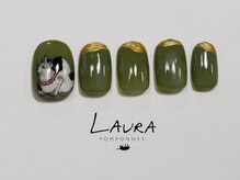 ローラポンポニー(Laura pomponnee)/絵画ネイル　パラジェル