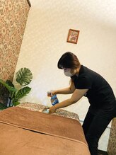 【お客様お帰り後の様子】