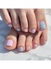 ジュニアネイリスト♪フットワンカラー　¥3000