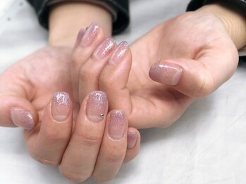 フィルネイル(fil nail)/ピンクラメグラデーション